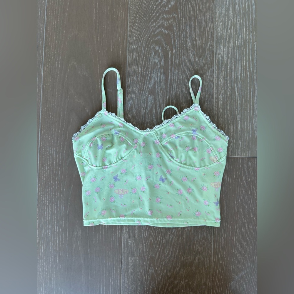 Oh Mighty Light Green Tank Top